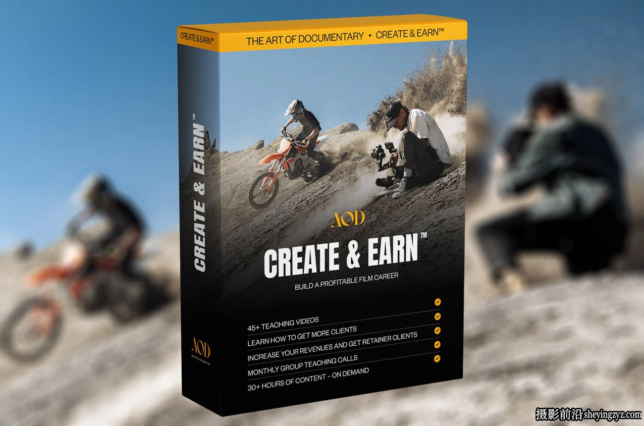 Mark Bone - AOD - Create &amp; Earn 建立商业电影指南教程-中英字幕