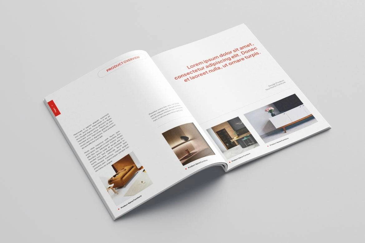 家具产品目录设计排版InDesign模板第8卷