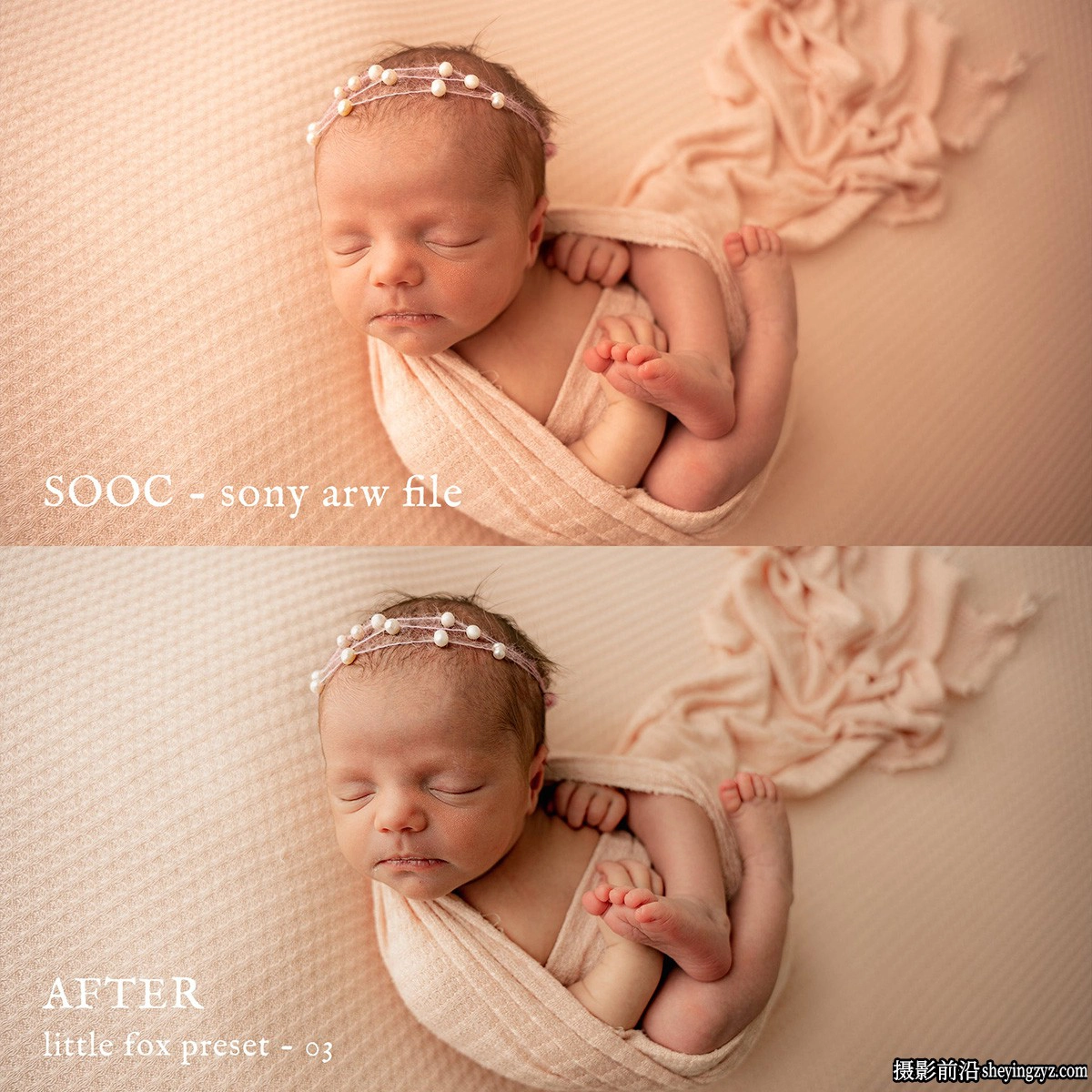 新生儿摄影调色LR预设 Jessica G - Little Fox Lightroom Presets