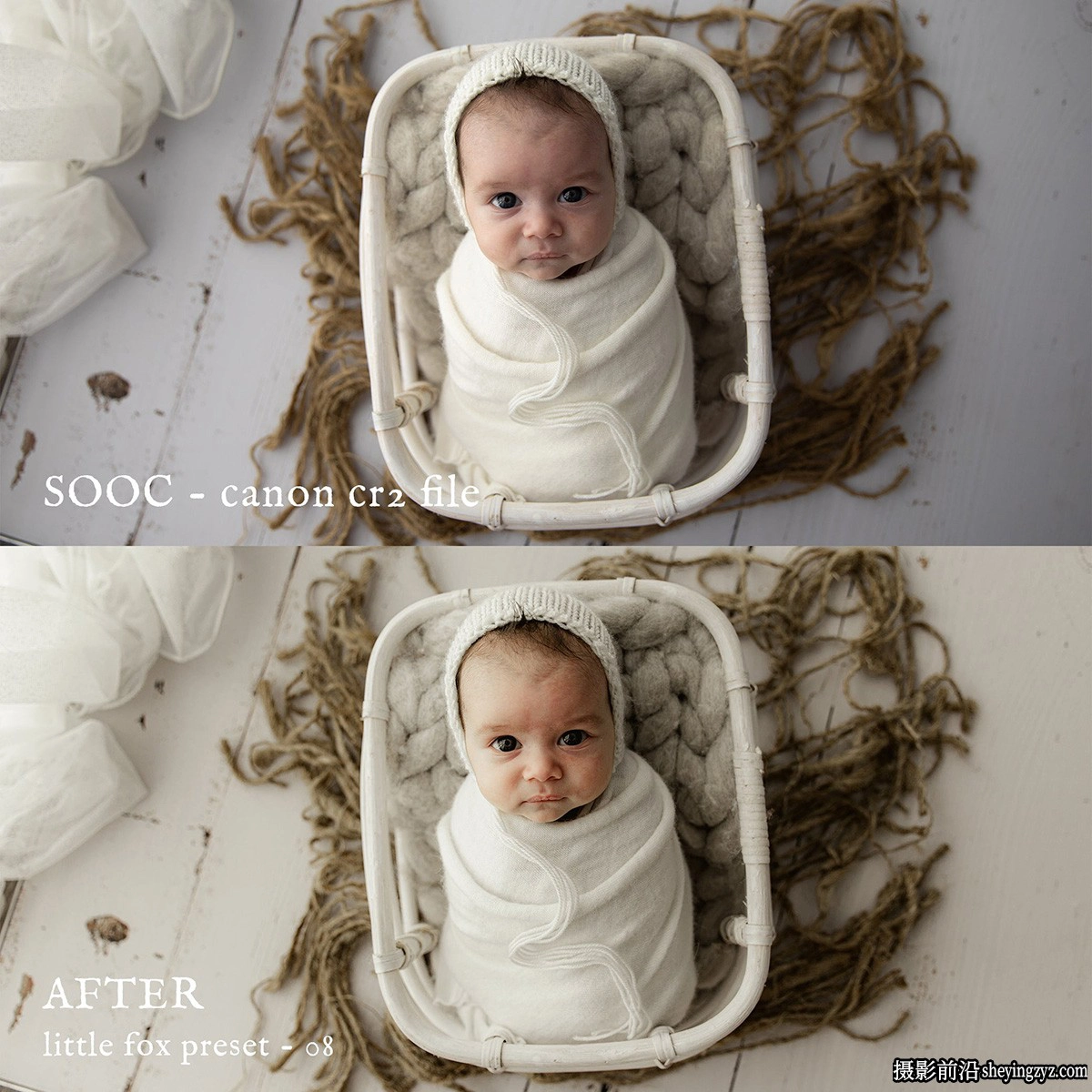 新生儿摄影调色LR预设 Jessica G - Little Fox Lightroom Presets