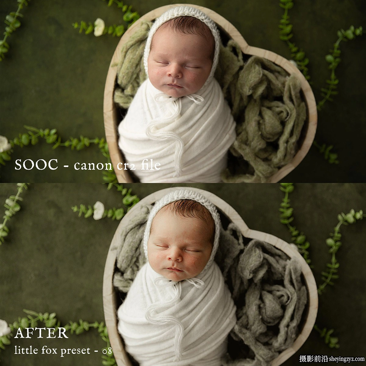 新生儿摄影调色LR预设 Jessica G - Little Fox Lightroom Presets