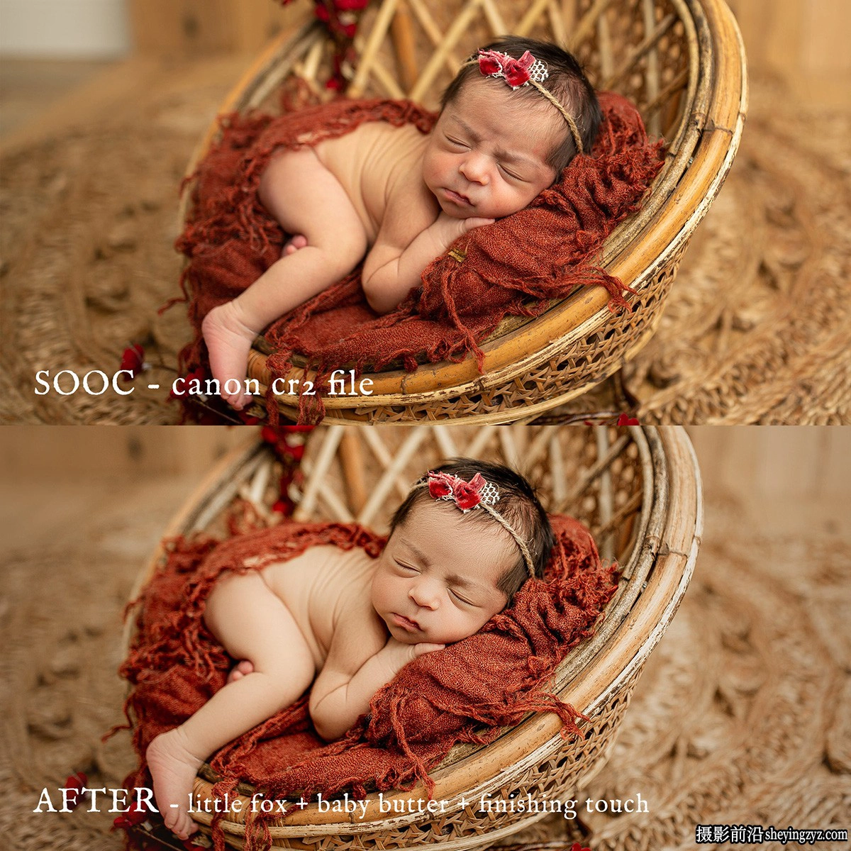 新生儿摄影调色LR预设 Jessica G - Little Fox Lightroom Presets