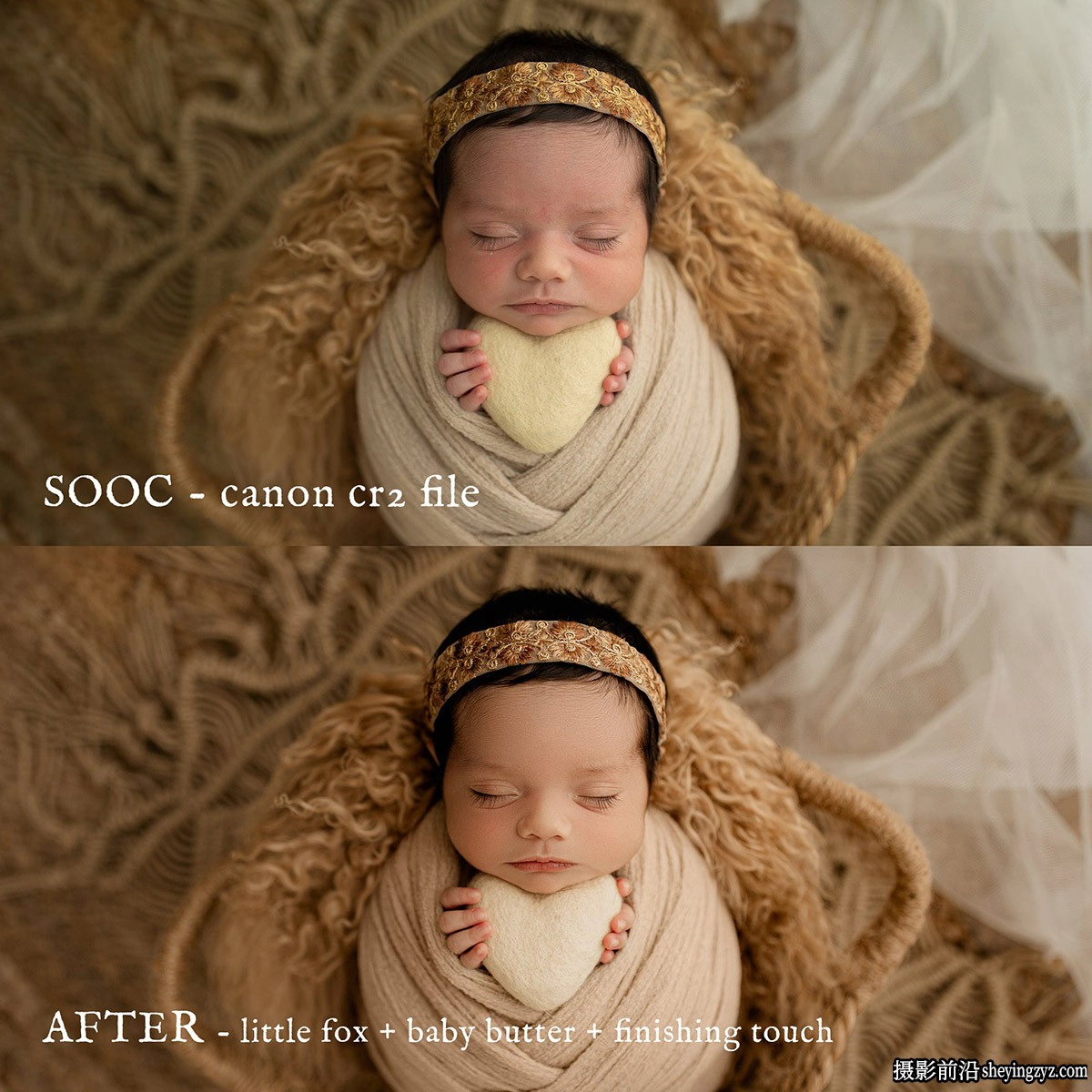 新生儿摄影调色LR预设 Jessica G - Little Fox Lightroom Presets