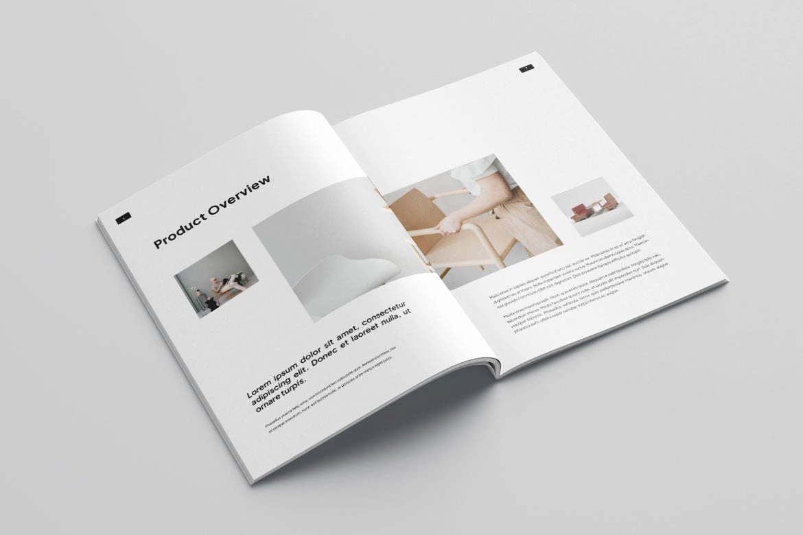 家具产品目录设计排版InDesign模板第1卷