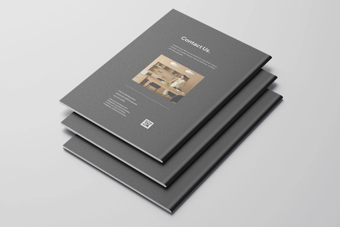 家具产品目录设计排版InDesign模板第1卷