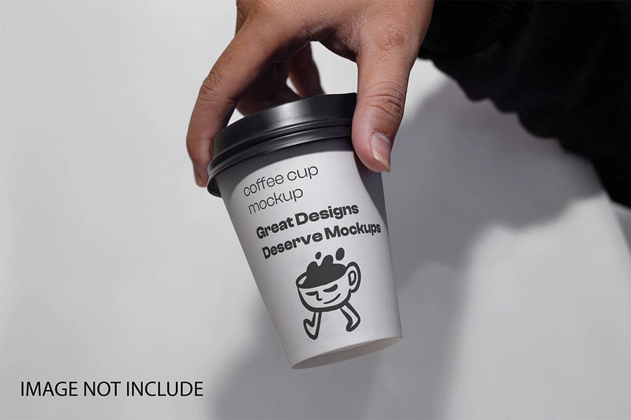 咖啡杯纸杯样机模型模型