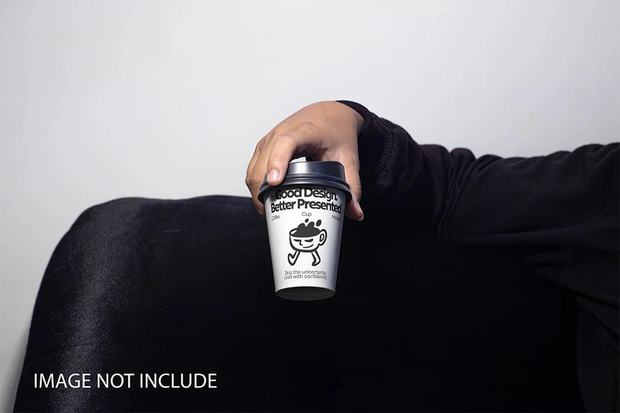 咖啡杯纸杯样机模型模型