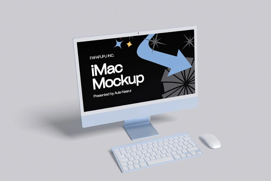 Imac电脑样机,Mac样机模型