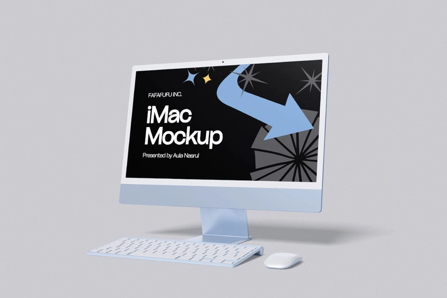 Imac电脑样机,Mac样机模型