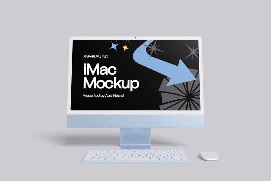 Imac电脑样机,Mac样机模型