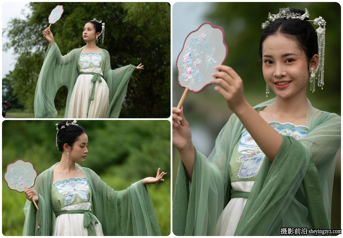 13张尼康古风美女人像摄影RAW原图,修图练习RAW素材