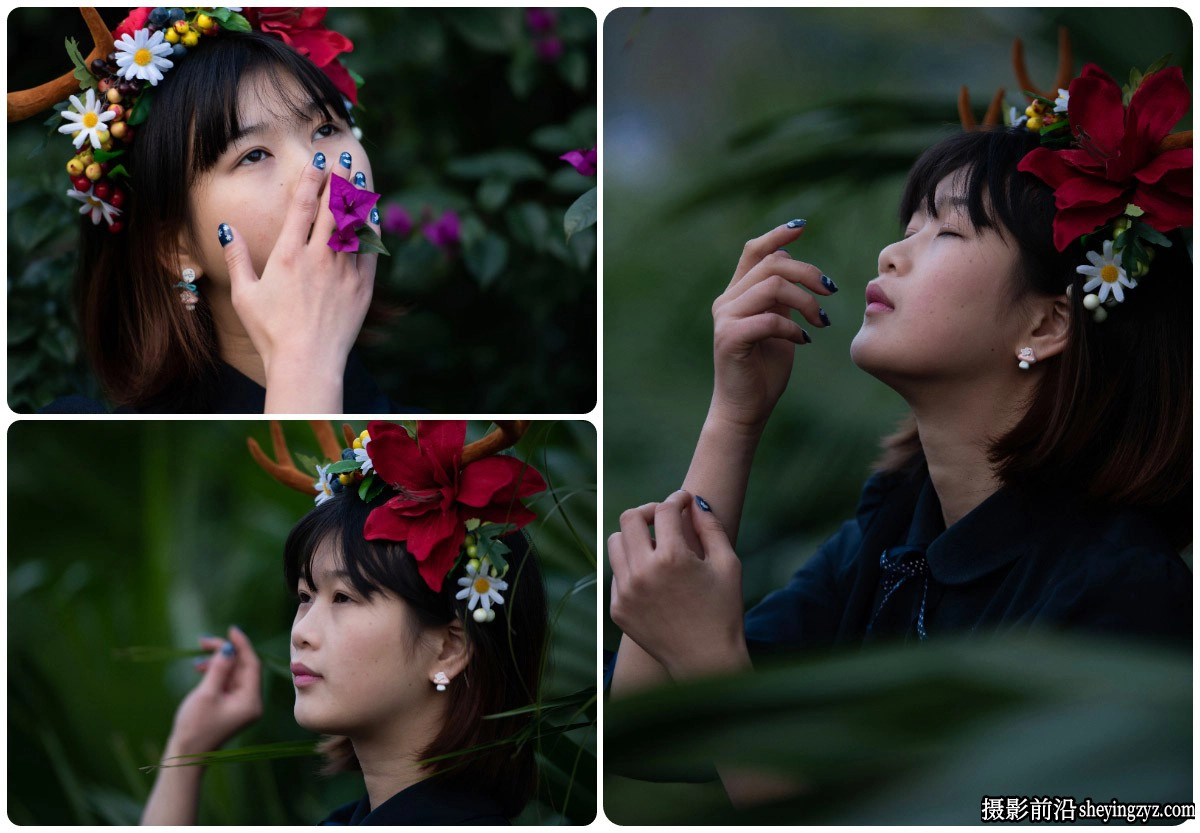 户外森系美女写真尼康RAW原片,修图练习RAW素材10张