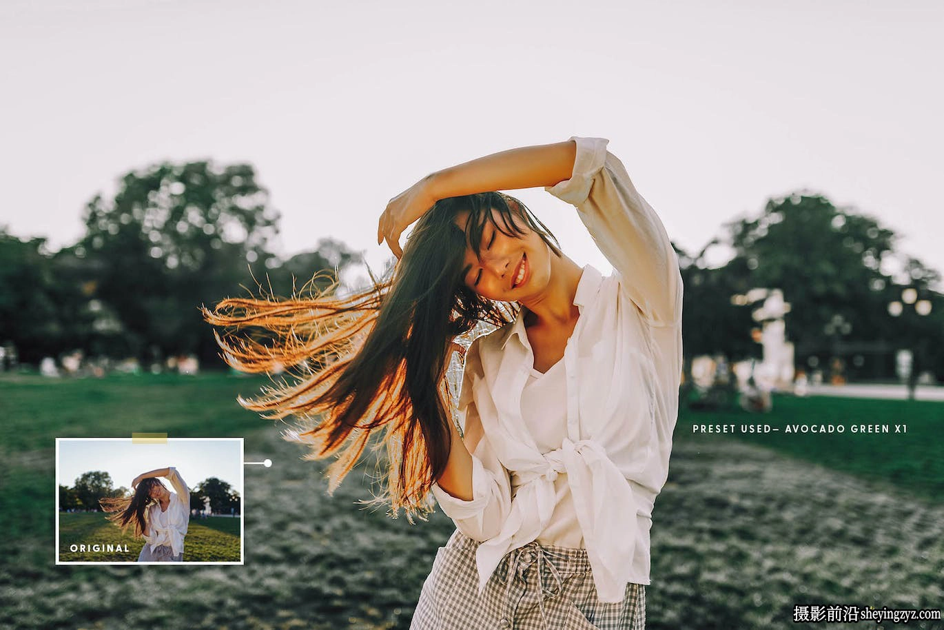 绿棕色电影胶片LR预设ACR调色预设 Avocado – Actions &amp; Presets