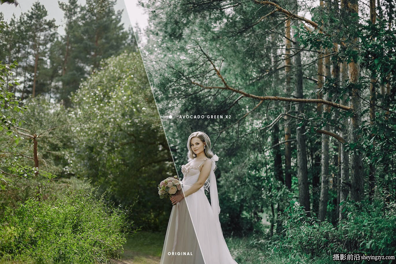 绿棕色电影胶片LR预设ACR调色预设 Avocado – Actions &amp; Presets
