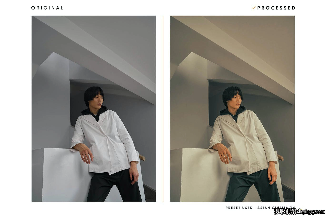 亚洲电影人像调色Lightroom预设 Asian Cinema - Actions &amp; Presets