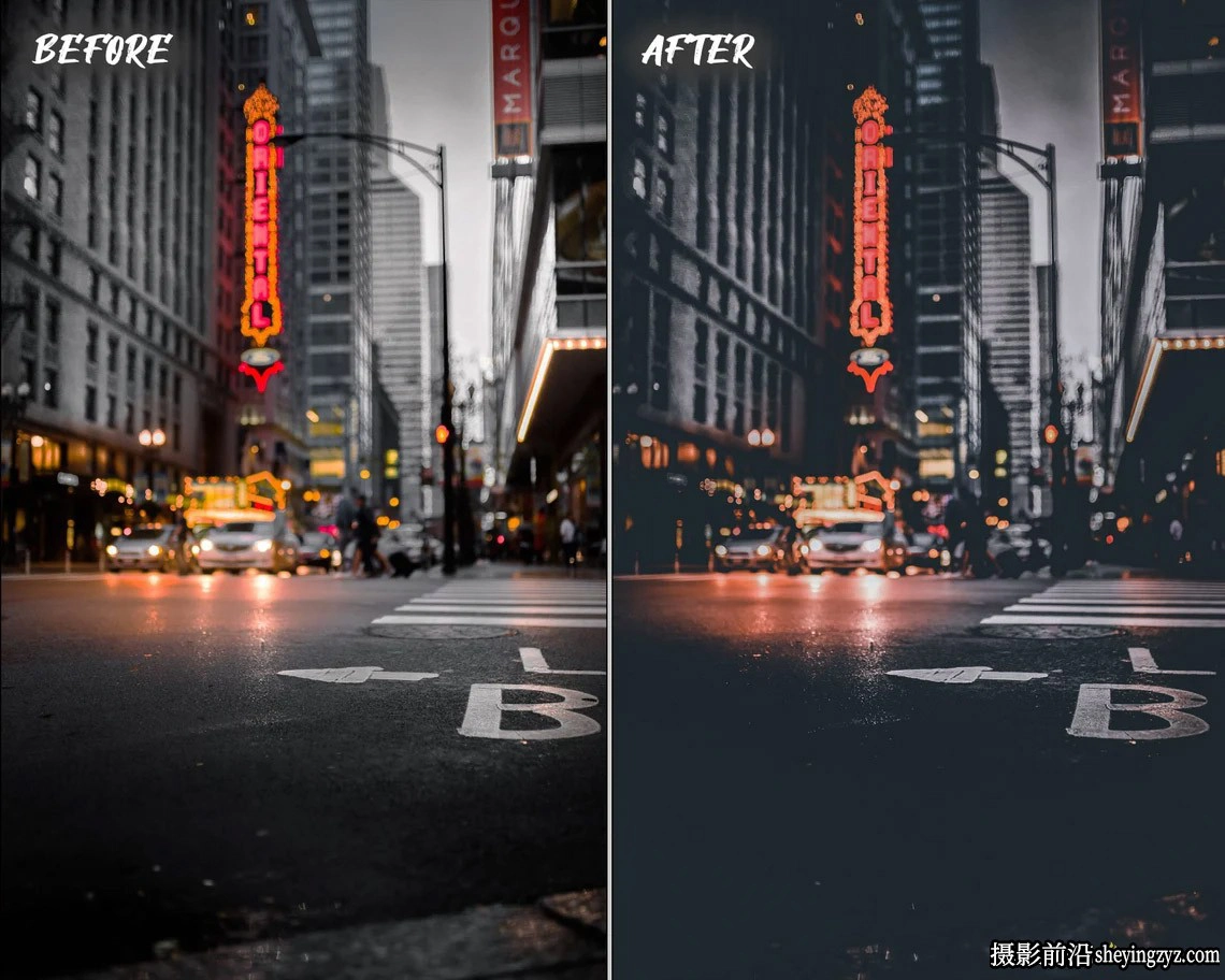 城市街头摄影电影风光旅拍Lightroom预设CINEMATIC STREET PRESETS