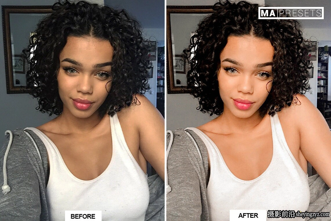 人像皮肤修饰滤镜Lightroom预设 BLOGGER SELFIE Lightroom Presets