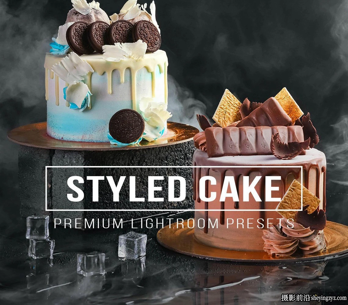 明亮通透美食Lightroom预设ACR预设 STYLED CAKE Lightroom Preset