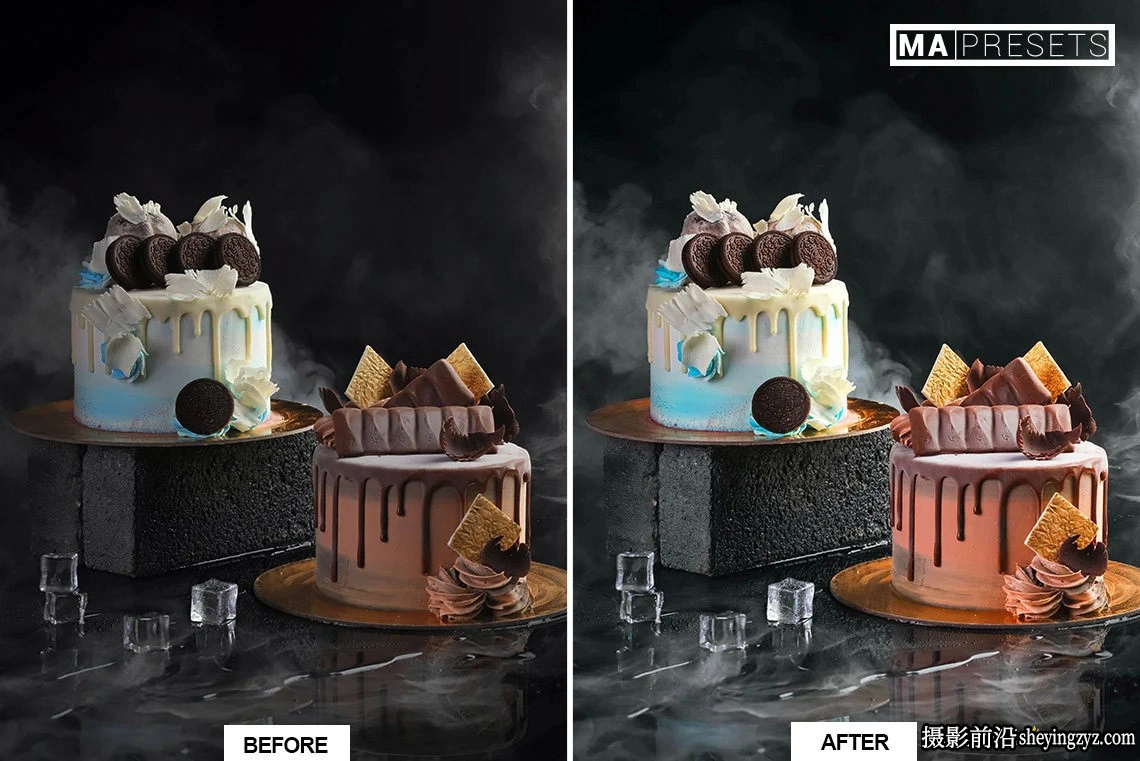 明亮通透美食Lightroom预设ACR预设 STYLED CAKE Lightroom Preset