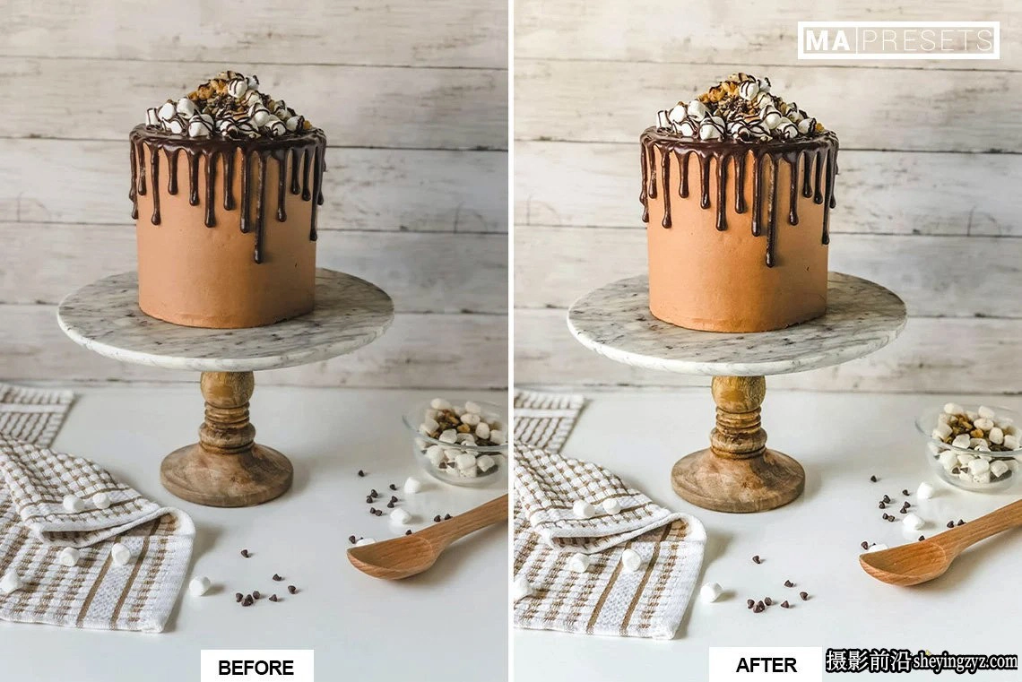 明亮通透美食Lightroom预设ACR预设 STYLED CAKE Lightroom Preset