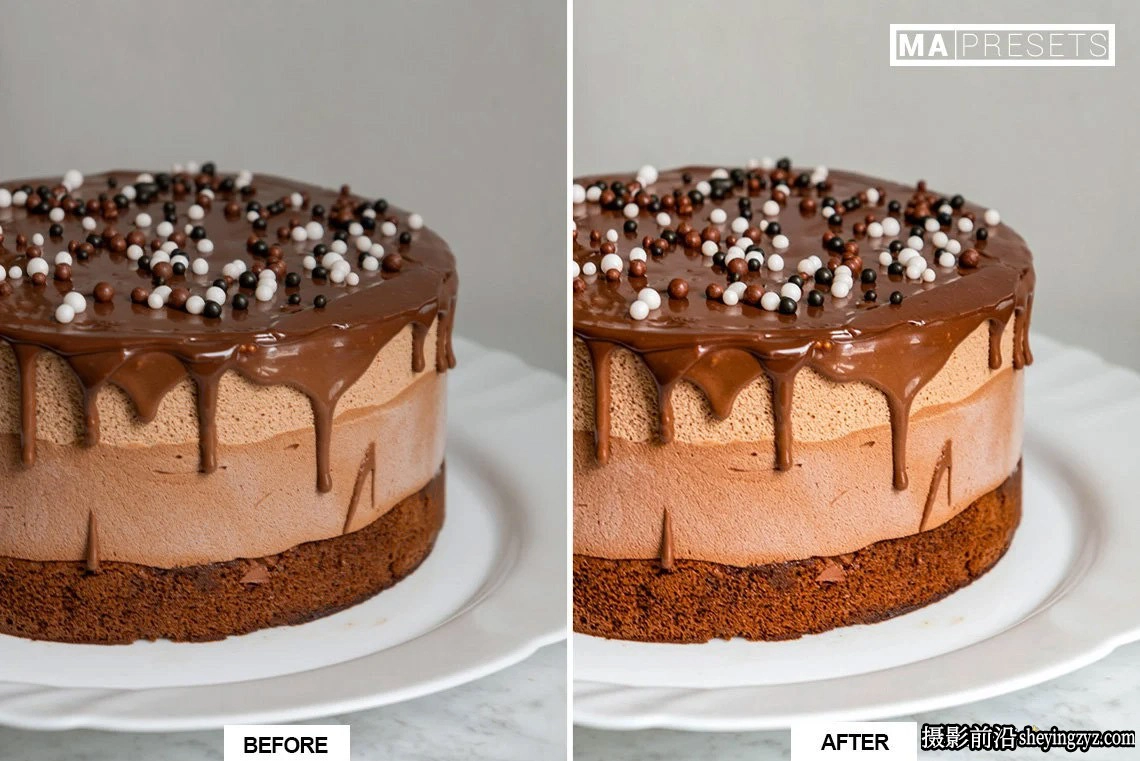 明亮通透美食Lightroom预设ACR预设 STYLED CAKE Lightroom Preset
