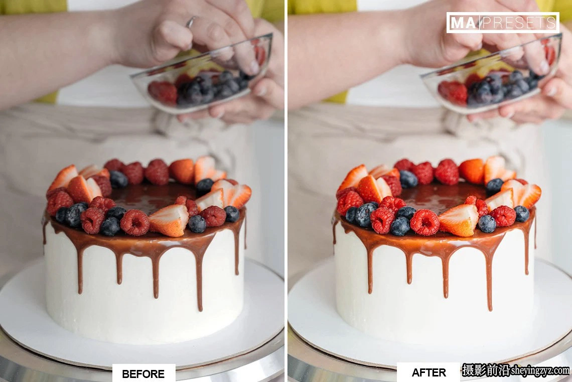 明亮通透美食Lightroom预设ACR预设 STYLED CAKE Lightroom Preset