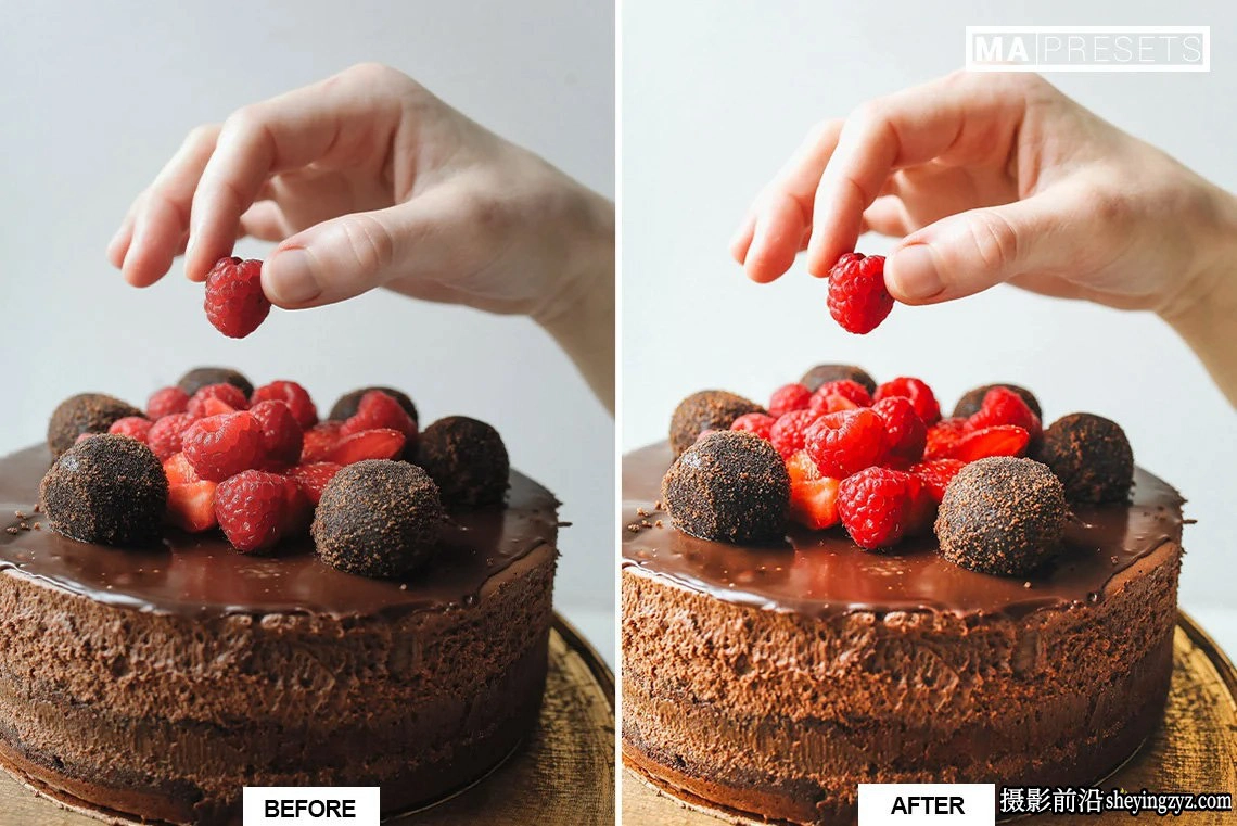 明亮通透美食Lightroom预设ACR预设 STYLED CAKE Lightroom Preset