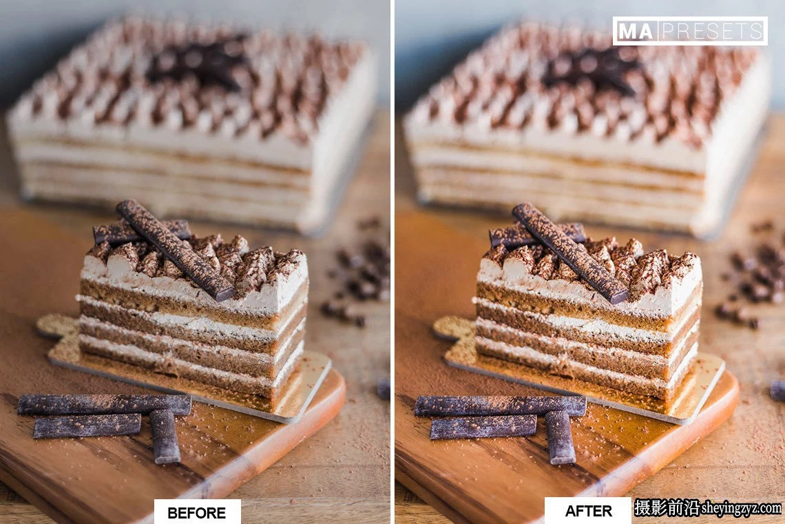 明亮通透美食Lightroom预设ACR预设 STYLED CAKE Lightroom Preset