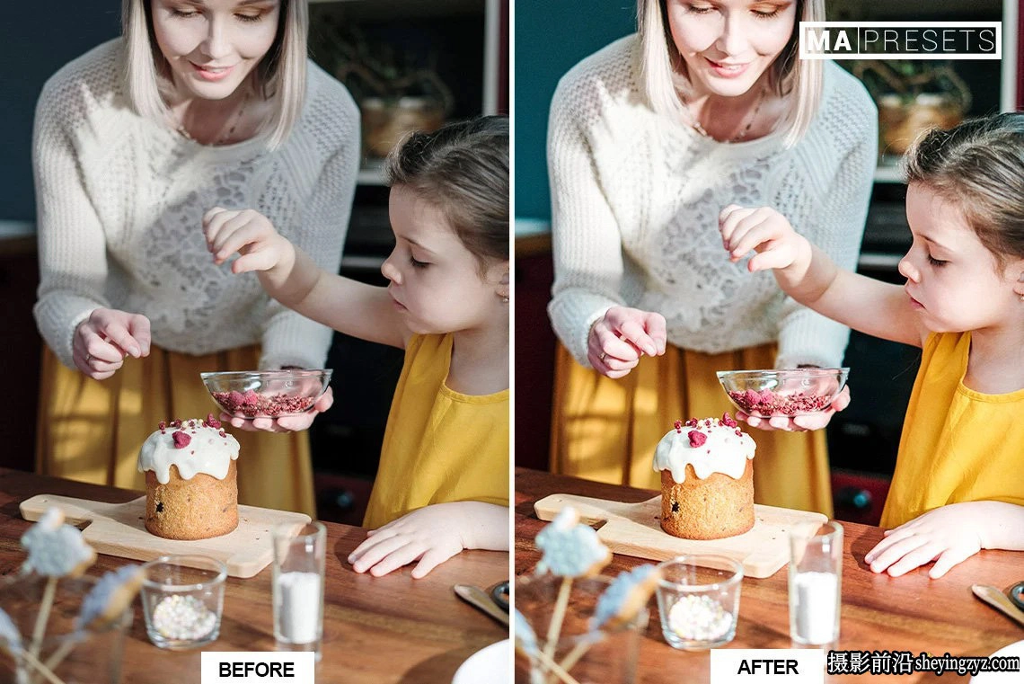 明亮通透美食Lightroom预设ACR预设 STYLED CAKE Lightroom Preset