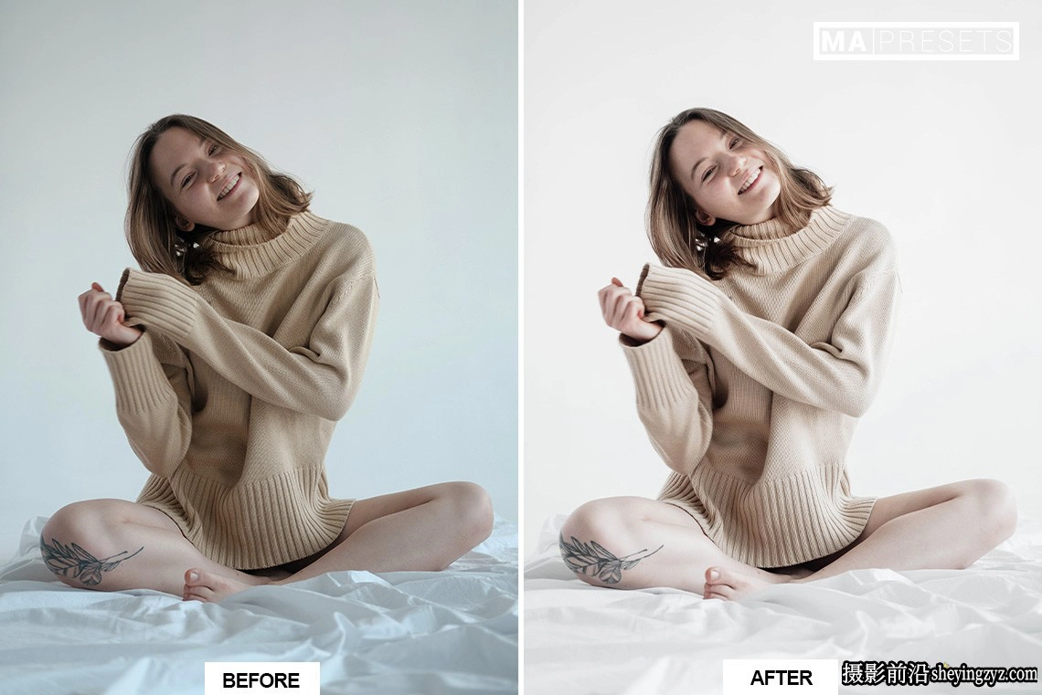 干净明亮通透肤色调色Lightroom预设 PURE WHITE Lightroom Presets