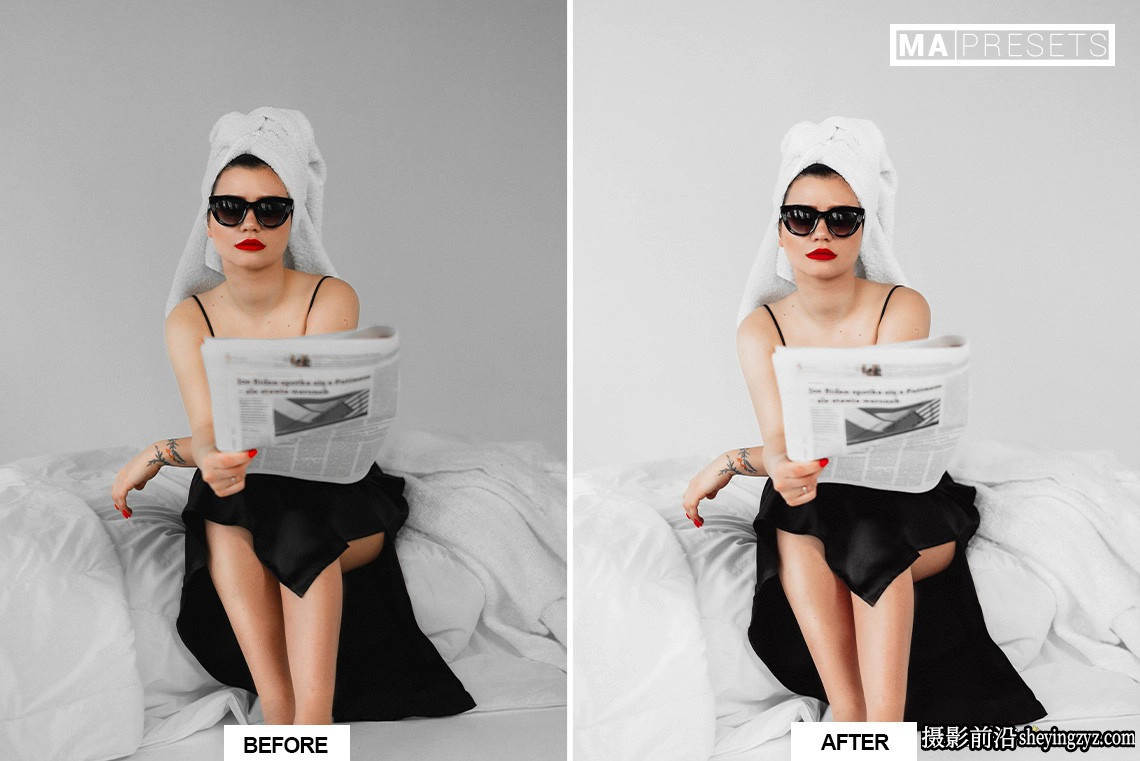 干净明亮通透肤色调色Lightroom预设 PURE WHITE Lightroom Presets