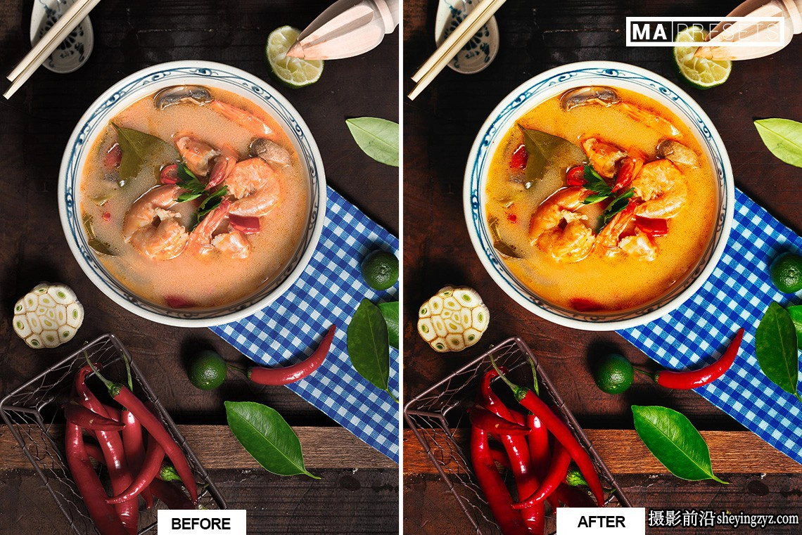清新通透美食摄影调色Lightroom预设 PRETTY FOOD Lightroom Presets