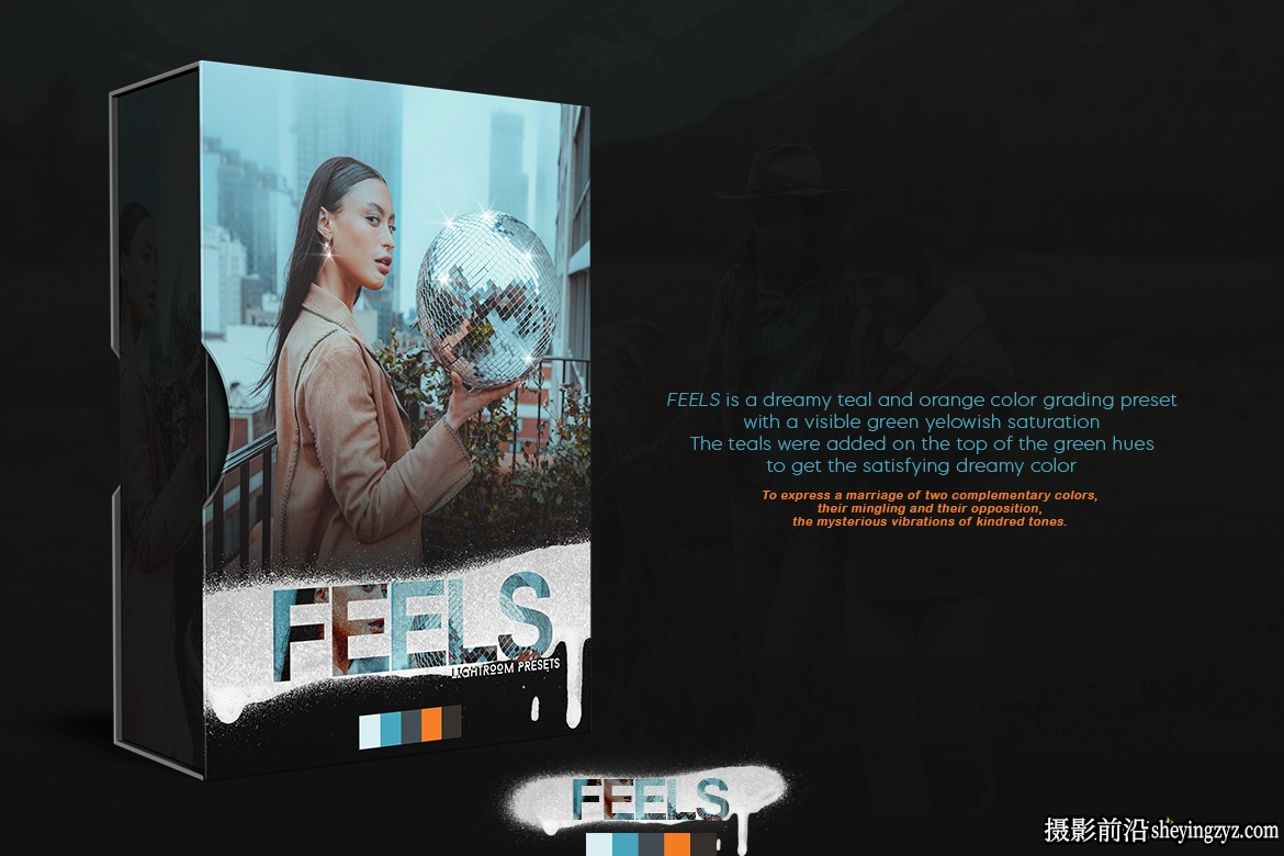 清新电影色彩颜色分级LR预设手机版lr预设 Feels Lightroom Presets