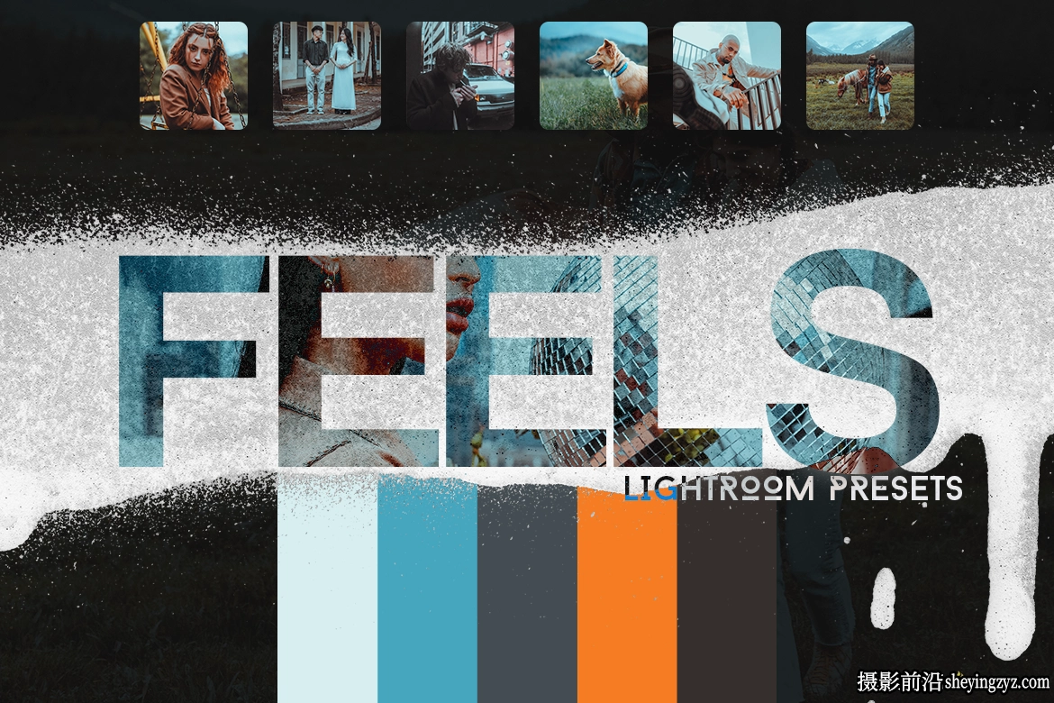 清新电影色彩颜色分级LR预设手机版lr预设 Feels Lightroom Presets