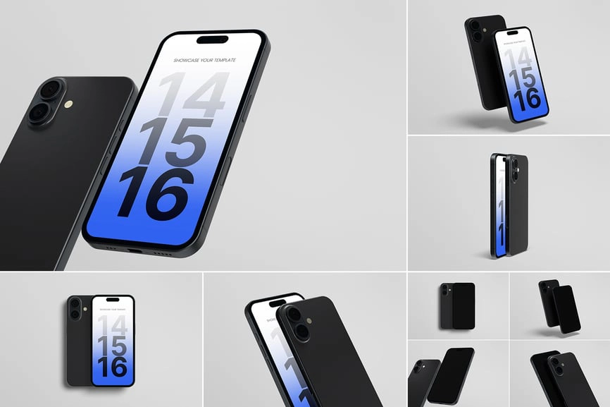 iPhone16手机样机,iPhone16展示样机,
