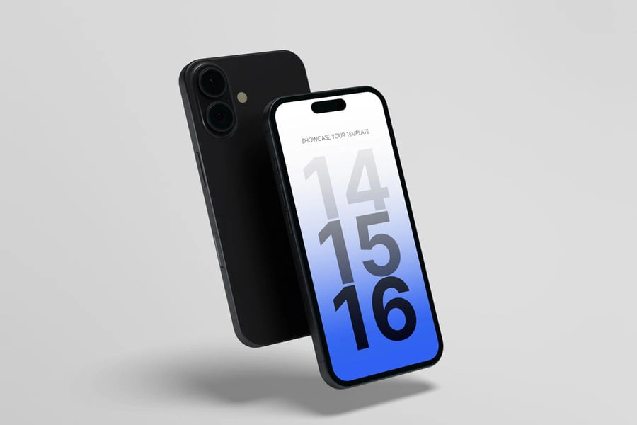 iPhone16手机样机,iPhone16展示样机,