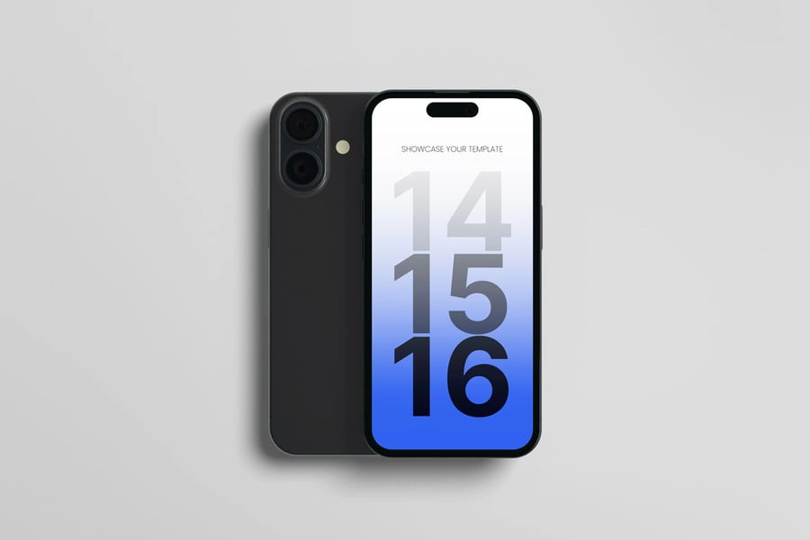 iPhone16手机样机,iPhone16展示样机,