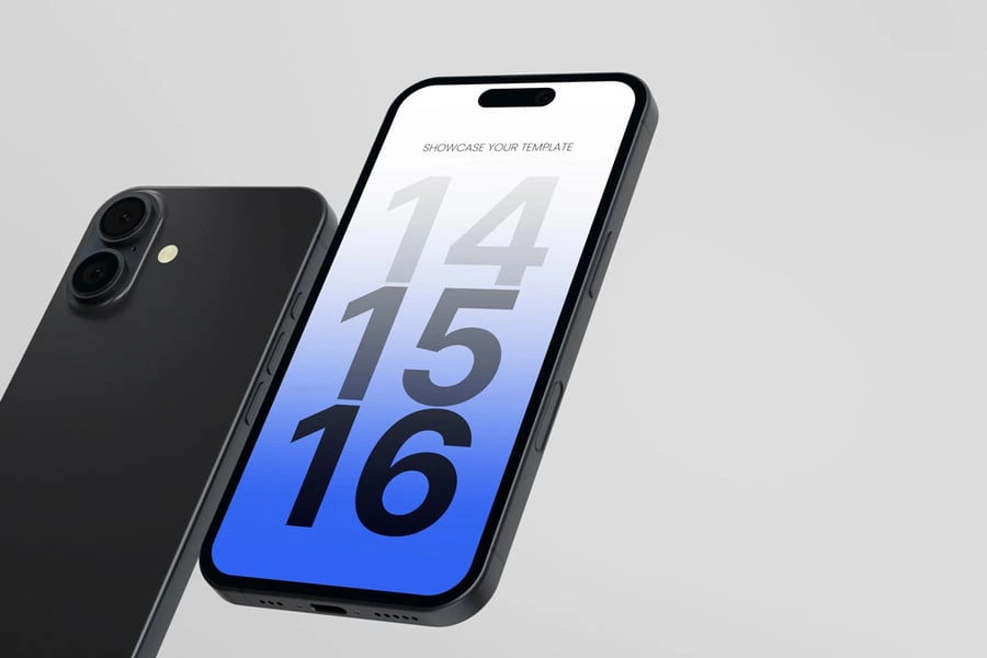 iPhone16手机样机,iPhone16展示样机,