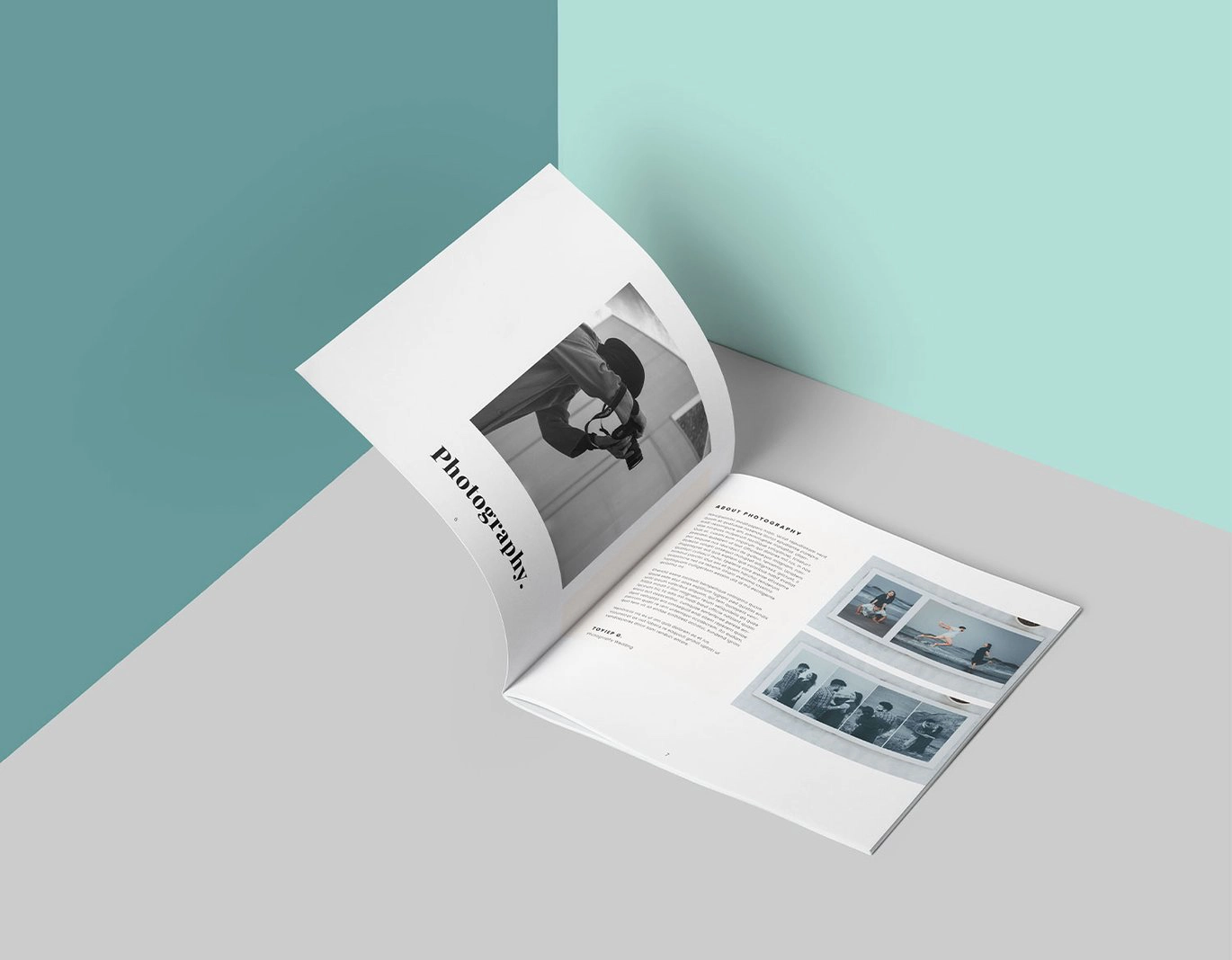 时尚婚礼相册手机排版InDesign模板