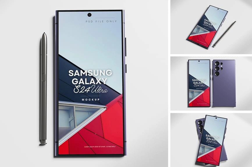 三星GalaxyS24手机样机,手机展示样机