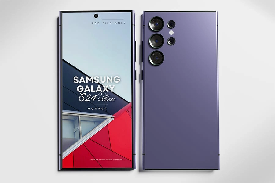 三星GalaxyS24手机样机,手机展示样机