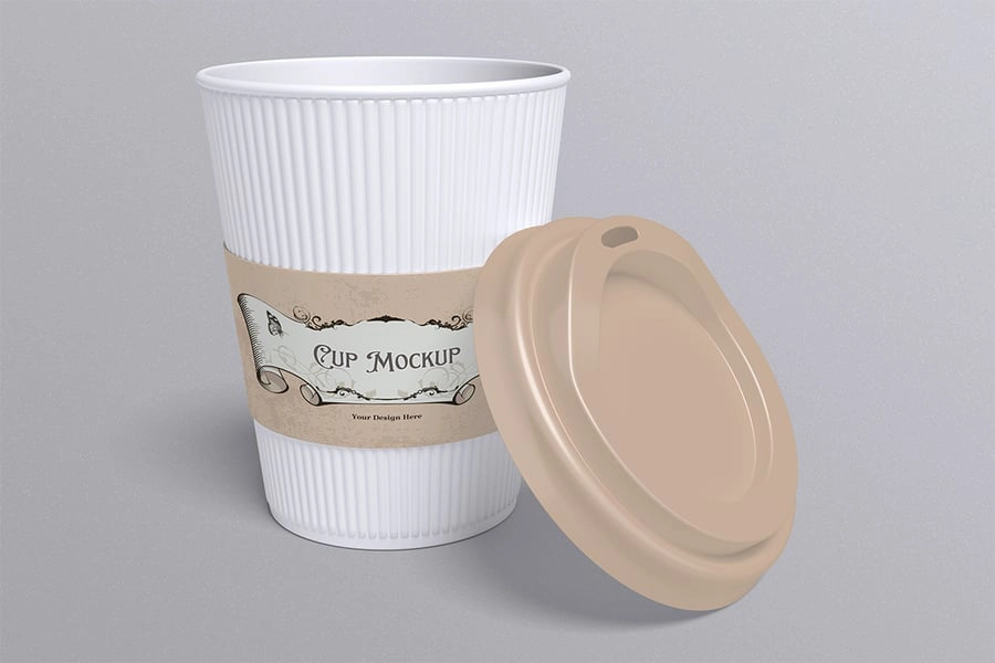 咖啡杯样机,杯子产品展示样机