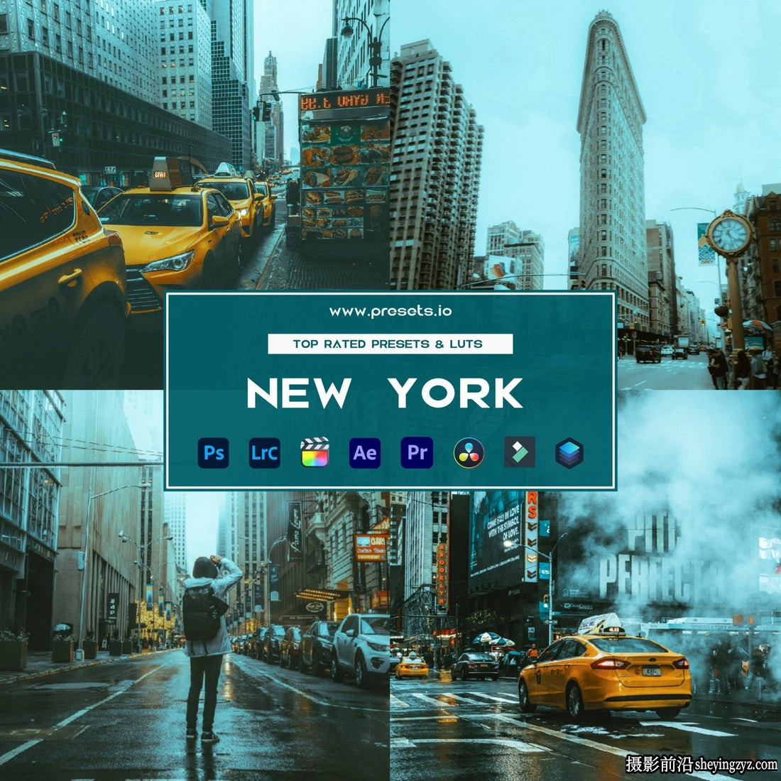 纽约城市电影风光LR预设Presets.io - New York Preset Collection