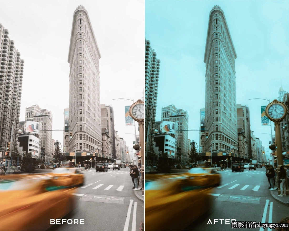 纽约城市电影风光LR预设Presets.io - New York Preset Collection