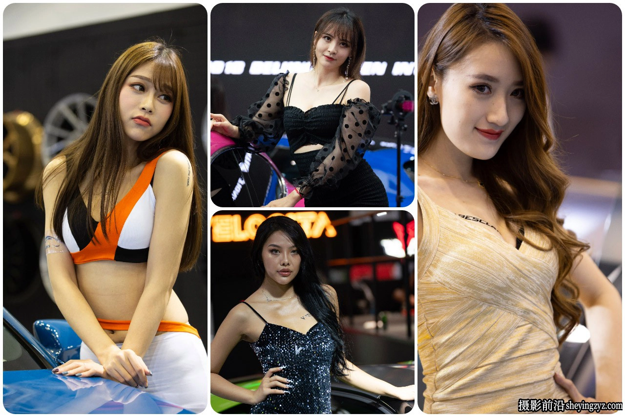 车模美女RAW格式原图40张,佳能相机拍摄的未修RAW素材