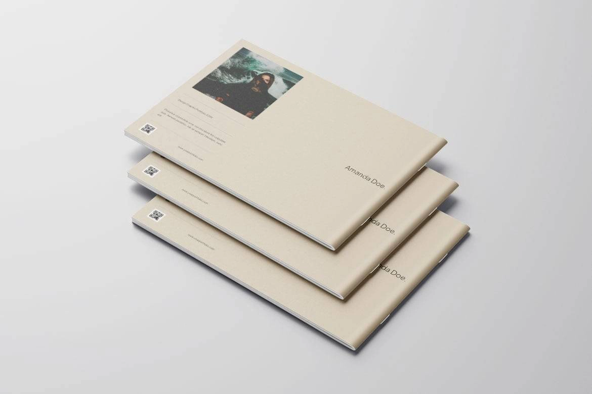 平面设计作品集InDesign模板第6卷