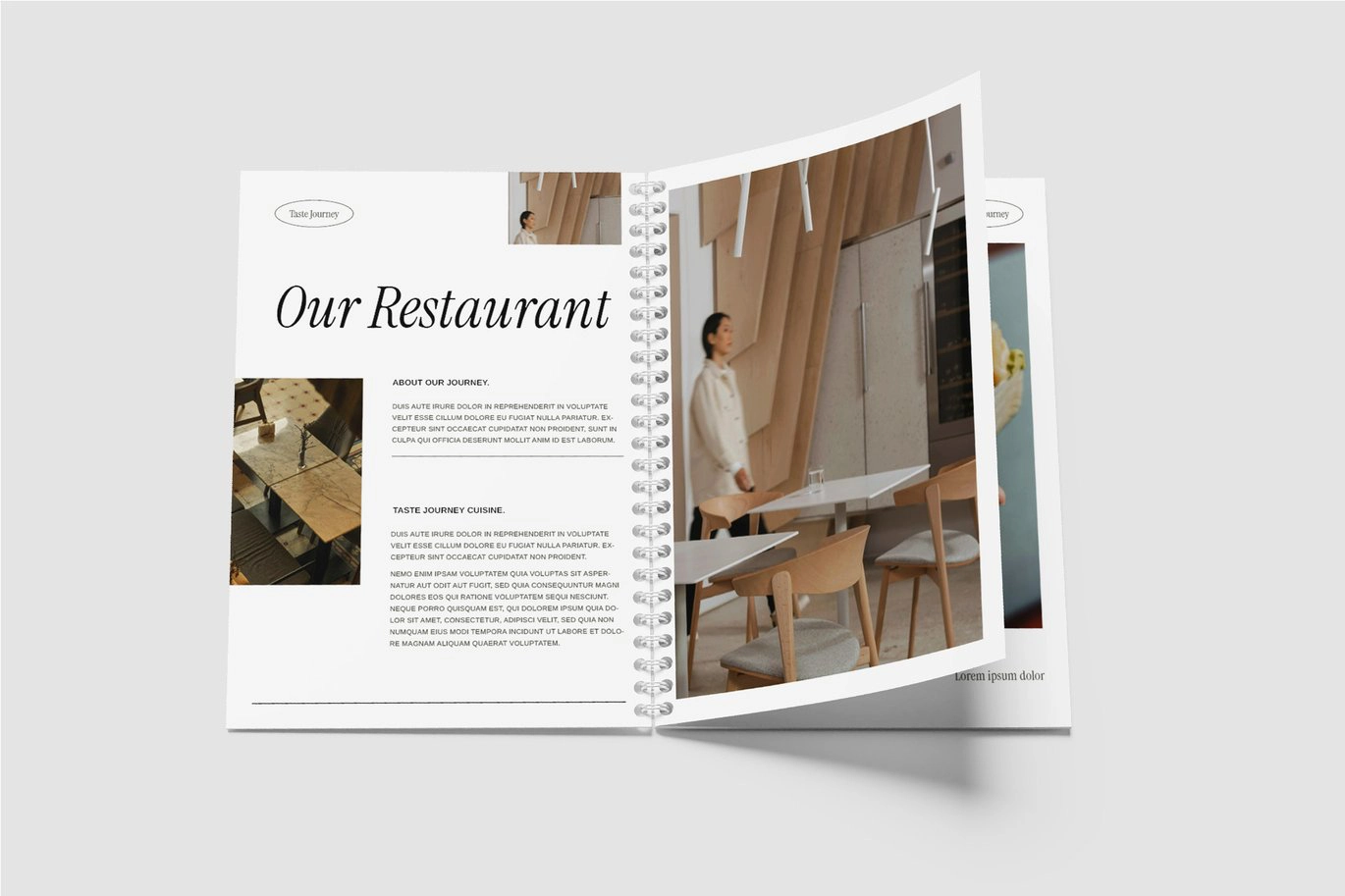 24页项目菜单宣传手册InDesign模板