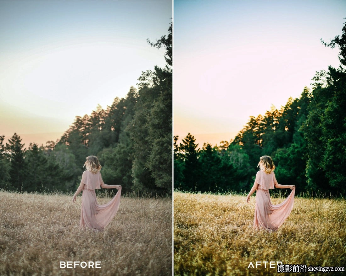 唯美情侣婚纱婚礼人像调色LR预设 Presets.io – Elopement Preset