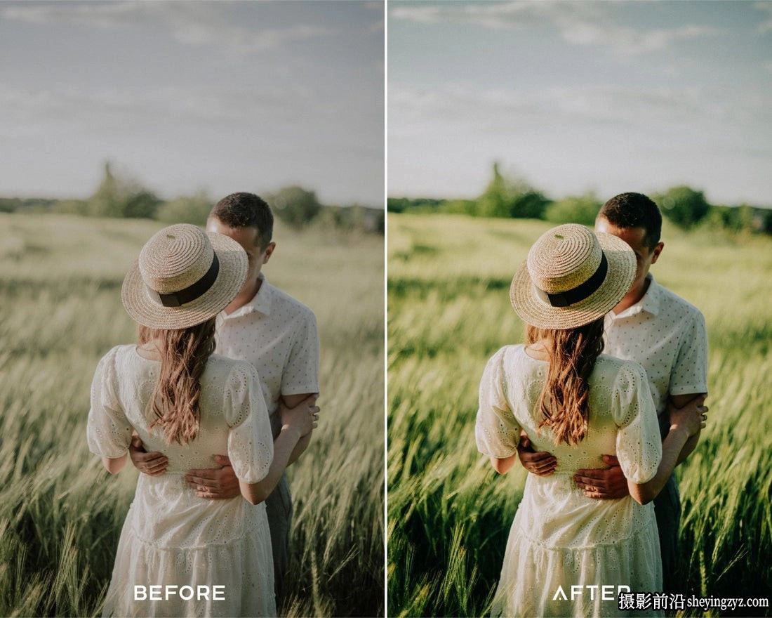 唯美情侣婚纱婚礼人像调色LR预设 Presets.io – Elopement Preset