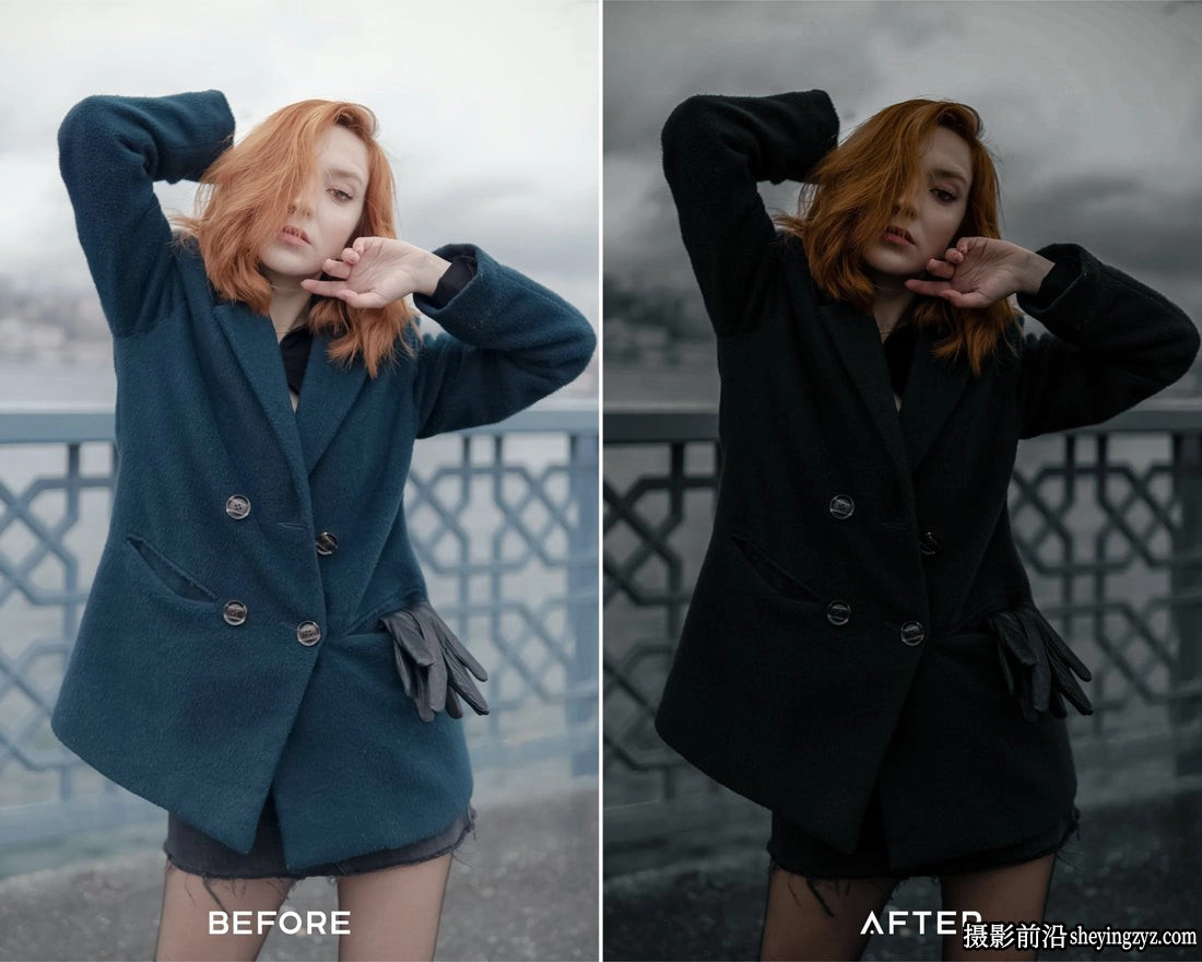 黑暗电影情绪人像Lightroom预设 Presets.io - Film Noir Preset